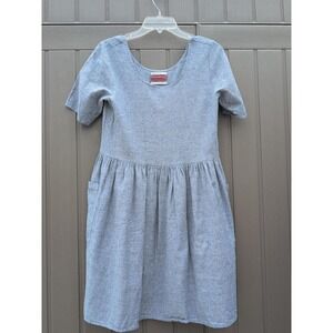 Urban Renewal Women's Blue Babydoll Scooped Neckline Dress - Size‎ S